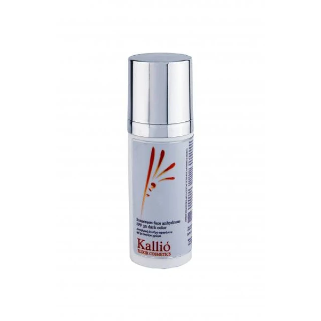 Kallio, Αντιηλιακό άνυδρο προσώπου spf 30 σκούρο χρώμα  50ml