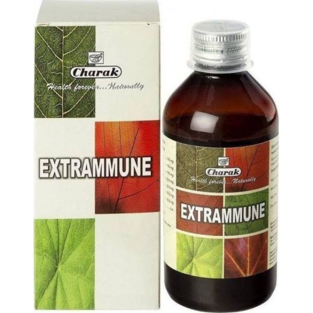 Charak Extrammune Syrup Φυτικό Σιρόπι για Ενίσχυση Ανοσοποιητικού & Κατά των Λοιμώξεων, 200ml