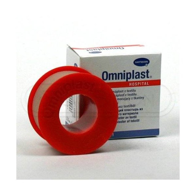 Αυτοκόλλητη ταινία στερέωσης Omniplast Hartmann 2,5 cm x 5 m