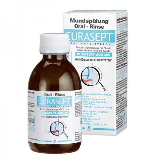 Curaprox Curasept Ads 205 Στοματικό Διάλυμα 0.05% CHX +0,05% , 200 ml