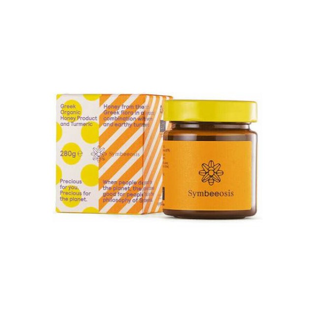 Symbeeosis Βιολογικό Μέλι Turmeric 280gr