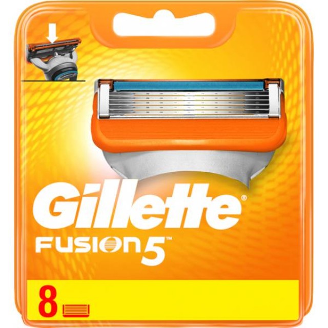 Gillette Fusion5 Ανταλλακτικά για Ξυραφάκι 8τμχ