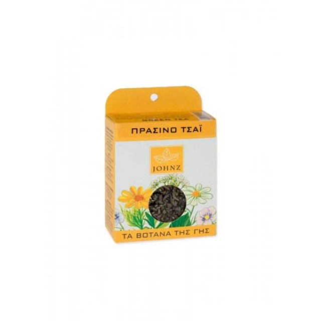 JOHNZ Green Tea Πράσινο Τσάϊ με Αντιοξειδωτικές και διουρητικές Ιδιότητες, 30gr