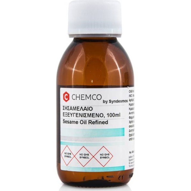 Chemco Sesamum Seed Oil Σησαμέλαιο Εξευγενισμένο 100ml
