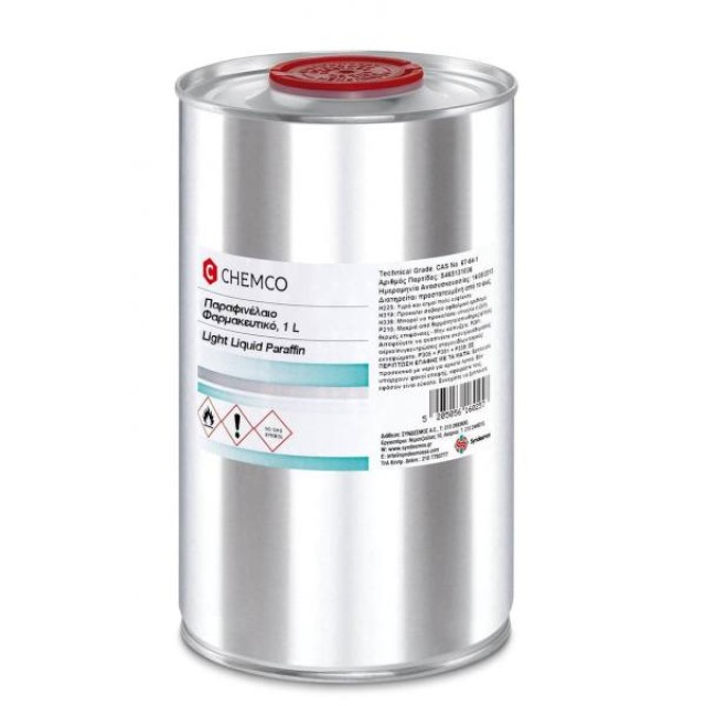 Chemco Light Liquid Paraffin Παραφινέλαιο Φαρμακευτικό, 1 L