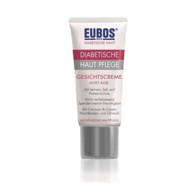 Eubos Diabetic Skin Face Cream Anti-Age Περιποίηση για το Διαβητικό Δέρμα, Αντιρυτιδική Κρέμα Προσώπου, 50 ml