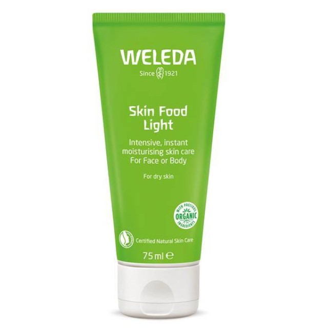 Weleda Skin Food Light, Εντατική, Ενυδατική Κρέμα Σώματος Για Πολύ Ξηρό Δέρμα, 75ml