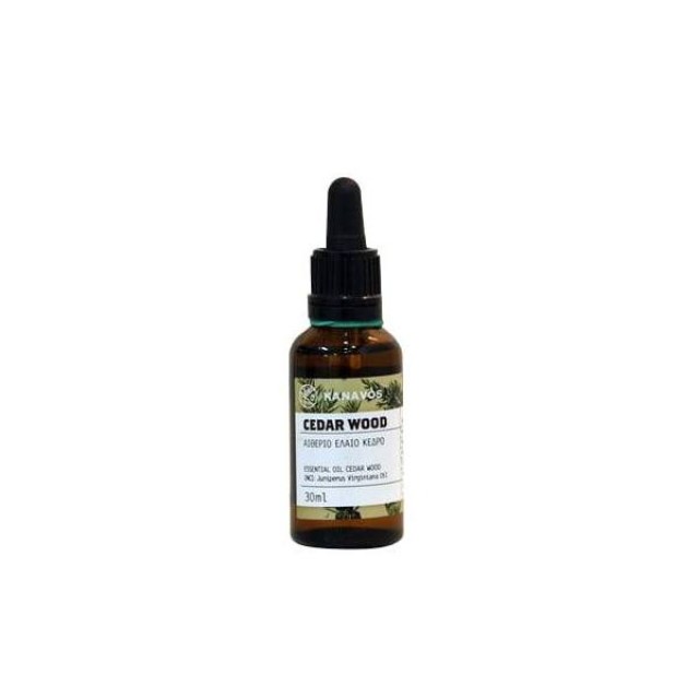 Kanavos Cedarwood Essential Oil Αιθέριο Έλαιο Κέδρου, 30ml