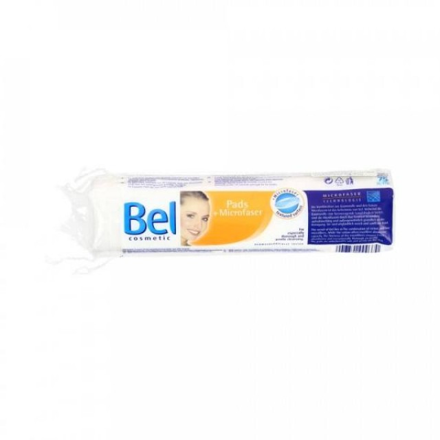 Bel Cosmetic Pads Δίσκοι Ντεμακιγιάζ διπλής όψης με μικροΐνες 75τμχ