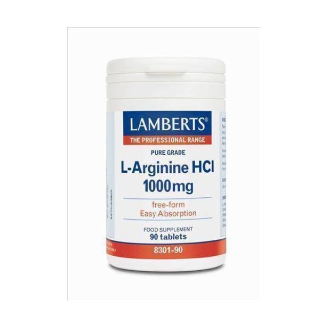 LAMBERTS L-ARGININE HCI 1000mg, 90 tabs