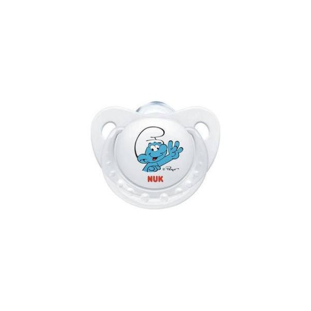 NUK Trendline Smurfs Πιπίλα 1τμχ