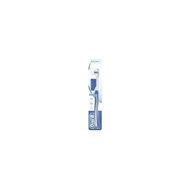 ORAL-B Οδοντόβουρτσα 1-2-3 Indicator Μπλε Medium 40