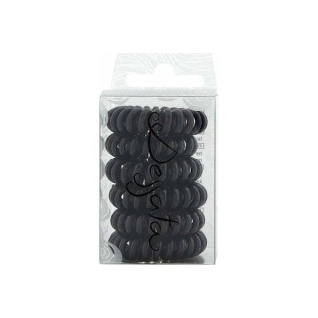 Dessata Hair Ties Μεταλλικά & Glitter 6τμχ