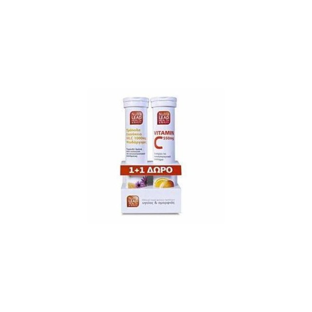 NutraLead Πρόπολη 20 Αναβράζον & Δώρο Vitamin C 550mg 20 Αναβράζον