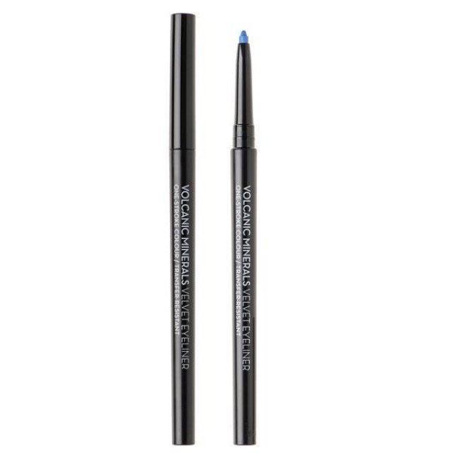 Korres Volcanic Mineral Velvet Eyeliner 82 Frozen Blueberry Μηχανικό Μολύβι Ματιών με Μεγάλη Διάρκεια, 0.35g
