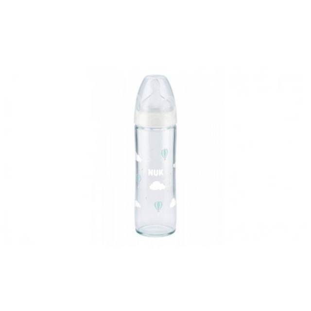 NUK New Classic Bottle Bottle with Silicone Nipple First Choice M1 (10,745,080)