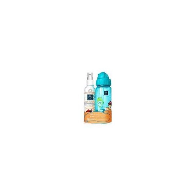 APIVITA Promo Suncare Παιδικό Αντηλιακό Spray Προσώπου & Σώματος 150ml & Δώρο Παιδικό Παγούρι