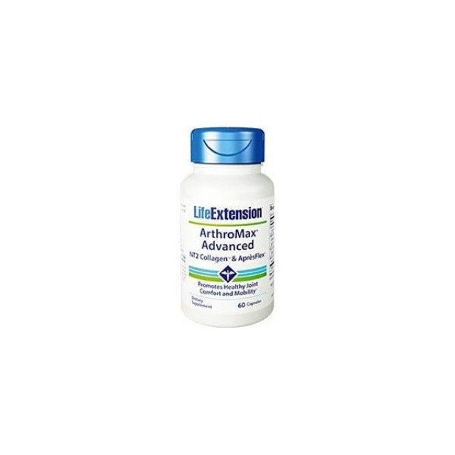 LIFE EXTENSION Arthromax Advanced NT2 Collagen & Apresflex 60caps
