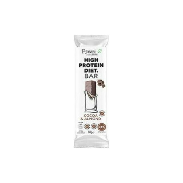 Power Health Power Of Nature High Protein Diet Bar 60gr Cocoa & Almond