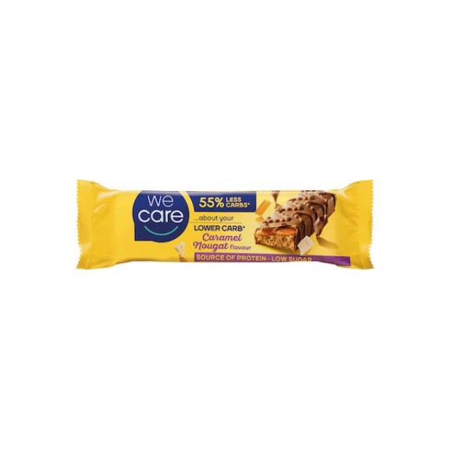 WECARE Caramel Nougat Protein Bar 35gr
