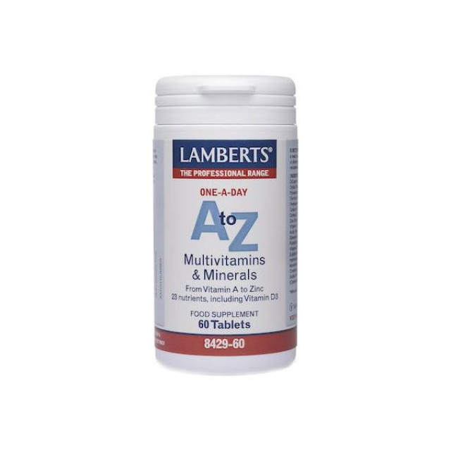 Lamberts A to Z Multivitamins 60 ταμπλέτες