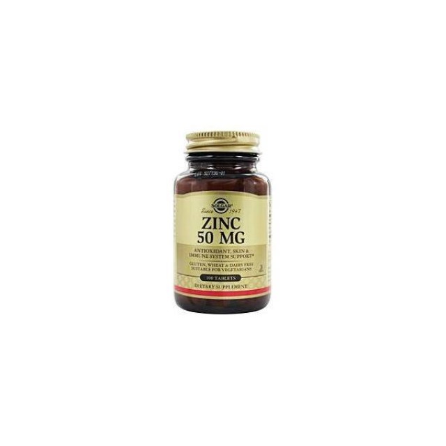 SOLGAR Zinc 50mg Tabs 100s