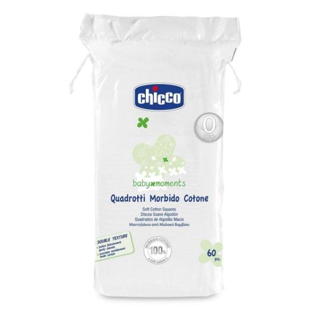 CHICCO Baby Moments Wipes from Soft Cotton 60pcs