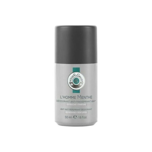 Roger & Gallet LHomme Menthe Αποσμητικό 48h σε Roll-On 50ml