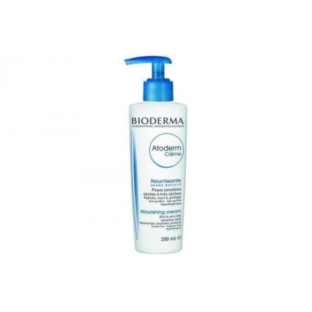 Bioderma Atoderm Creme 24ωρη Ενυδατική Κρέμα Μεγάλης Διάρκειας για το Ξηρό προς Πολύ Ξηρό Ευαίσθητο Δέρμα, 200ml