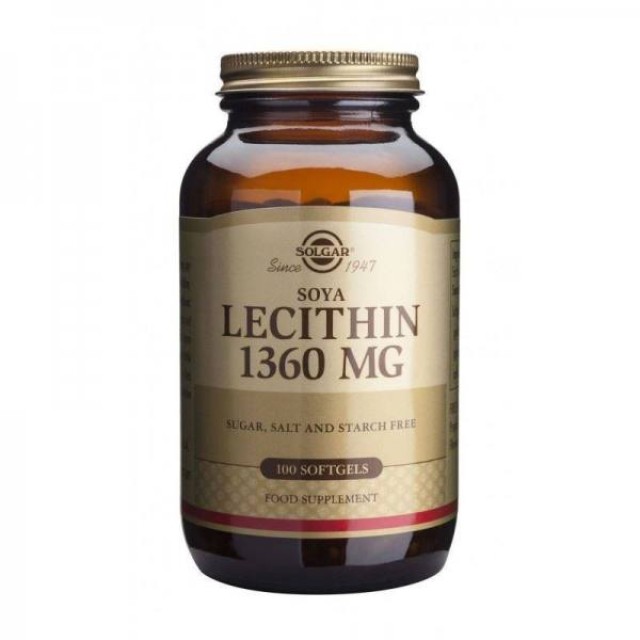 SOLGAR Lecithin 1360mg 100Softgels