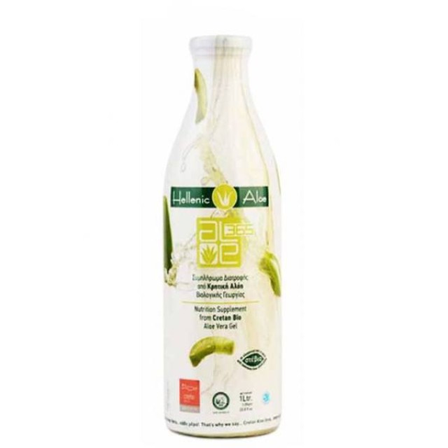 HELLENIC Aloe365 Πολυβιταμινούχος Χυμός Κρητικής Αλόης 1 λίτρου
