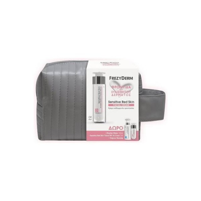 Frezyderm Promo Sensitive Red Skin 50ml & Δώρο Μicellar Water 100ml & Sensitive Red Skin Tinted Spf30 Cream 2ml & Νεσεσέρ