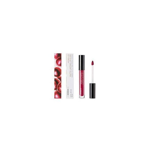 KORRES Υγρό Κραγιόν Morello Matte Lasting Lip Fluid No74 Fig 3.4ml