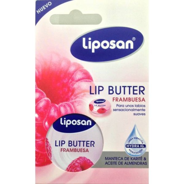 LIPOSAN Lip Balm Butter Raspberry & Frambuesa 16,7gr