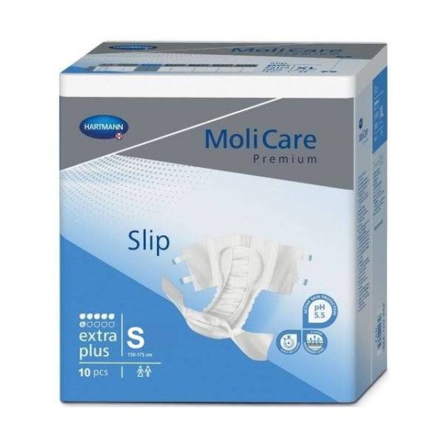 MoliCare Premium Slip Extra Plus - SMALL (169498) Πάνες για βαριά & οξύτατη ακράτεια ούρων ή / και κοπράνων, 10 τεμάχια