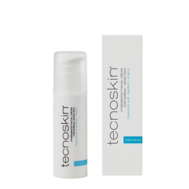 Tecnoskin Hydraboost Facial Cream Ενυδατική Κρέμα Προσώπου για Κανονικές Μικτές Επιδερμίδες, 50ml