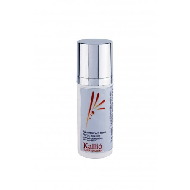 Kallio, Αντιηλιακή κρέμα προσώπου spf 50 χωρίς χρώμα  50ml