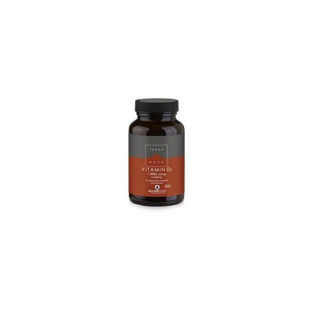 TerraNova Vitamin D3 1000iu Complex 50caps