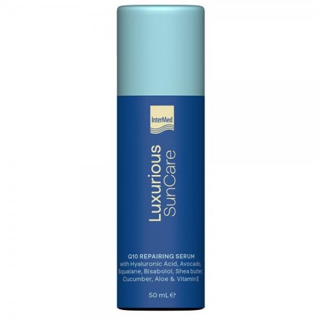 Intermed Luxurious Sun Care Q10 Repairing Serum, Αντιγηραντικός Ορός Προσώπου 50ml.