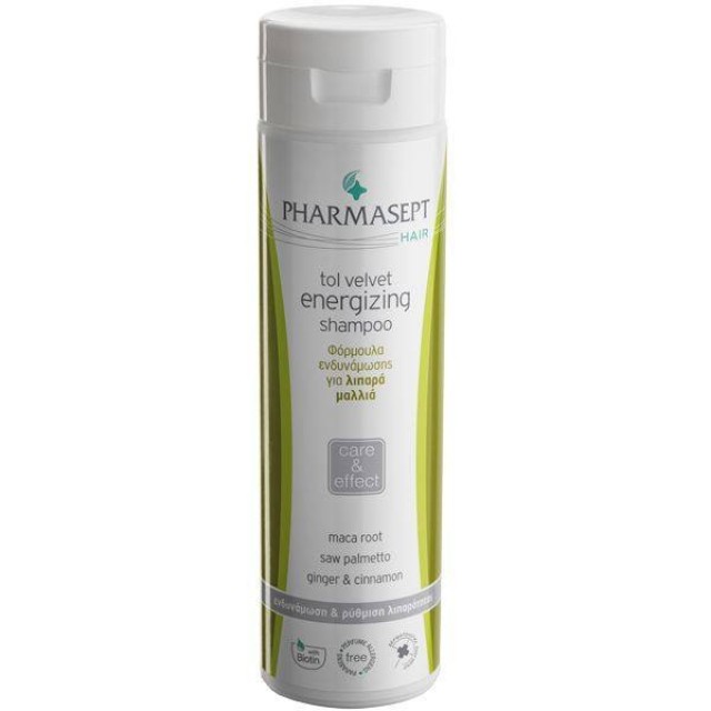 PHARMASEPT Tol Velvet Energizing Shampoo 250ml (για λιπαρά μαλλιά)