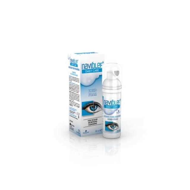 Novax NaviBlef Αφρός για τη μηχανική αφαίρεση των Οφθαλμικών Εκκρίσεων από τα βλέφαρα & τις βλεφαρίδες, 50ml